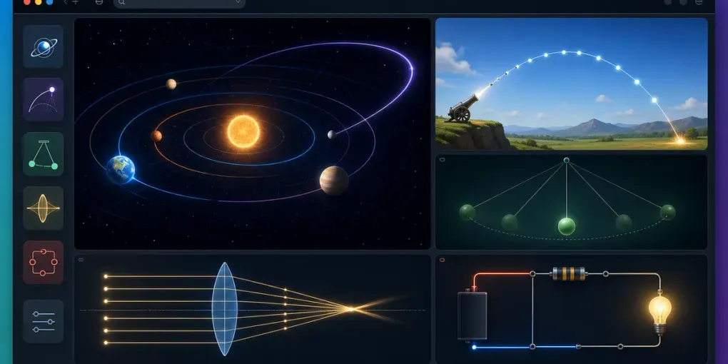 Best Free Physics Simulators Online: Gravity, Motion, Circuits, and More